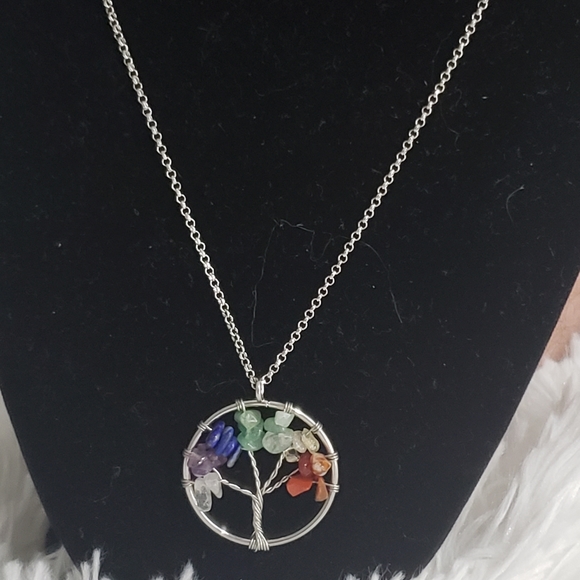 Chakra Tree Necklace - Picture 2 of 5